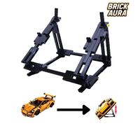 Support d'exposition pour LEGO Porsche 911 GT3 RS 42056 - À monter soi-même - 116 pièces style Technic - 5 positions d'inclinaison