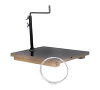 Support D'exposition pour Sculpture en Argile, Hauteur Réglable | Plateau Antidérapant, Base Métallique Lestée et Cadre Renforcé, Usage Atelier ou Démonstration