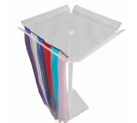 Support d'extension de cheveux : support d'organisateur, grille d'affichage en acrylique, séparateur suspendu à quatre côtés, outil de style polyvalent | Coloriage Ratch pour laver le