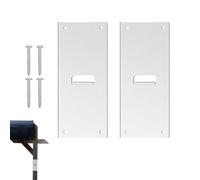 Support D'extension De Courrier Postal | De Réparation En Acier Inoxydable, 2 Pièces, Renfort 500g Pour Clôture En Bois 4x4, Piscine, Garage, Jardin, Cour, Maison, Bureau