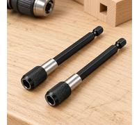 Support d'extension de foret 100 mm, adaptateur à tige hexagonale pour | Pour les positions de vis plus profondes, les tâches de réparation, les travaux d'assemblage et les boîtes à outils