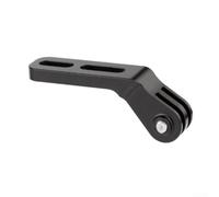 Support d'extension de guidon de vélo en alliage d'aluminium pour phare de vélo de route et caméra de sport, adaptateur de montage intégré usiné CNC, noir (A)