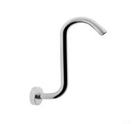 Support d'extension de pommeau de douche avec bride de montage au plafond, en acier inoxydable fabriqué pour résister et fournir un soutien ferme pour les appareils de douche (argent)