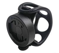 Support d'extension de potence de vélo avec rotation à 360 degrés pour Garmin, Bryton, appareils GPS Wahoo - Convient aux guidons de diamètre 28 à 45 mm avec sangle de sécurité (A)