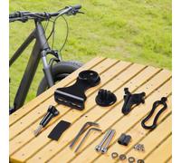 Support d'extension de potence de vélo en carbone pour support d'ordinateur | Prolonge l'ordinateur vers l'avant, améliore l'angle de vue, réduit la traînée du vent, s'adapte au guidon en toute sécurité