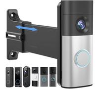 Support d'extension de sonnette réglable de 5,1 cm à 11,9 cm pour sonnette vidéo Ring 2026 Batterie/Blink/Tapo/Orbitell, support de caméra d'angle universel, support de montage mural en brique pour