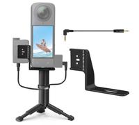 Support d'extension en forme de L pour Insta360 X5 Cold Shoe Adapter Mount pour DJI Mic Mini Récepteur Audio Support pour Insta 360 X5 Accessoires de caméra