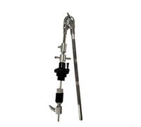 Support d'extension en métal pour cymbale réglable Argenté 37 x 8,5 cm