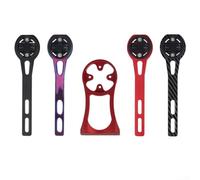 Support d'extension léger en alliage de fibre de carbone avec supports intégrés pour Garmin et appareils compatibles prenant en charge les lumières et caméras (D)