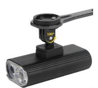 Support d'extension léger en alliage de fibre de carbone pour ordinateur Garmin Cat Eye avec design ergonomique et support de lumière réglable pour conduite de nuit (A)