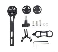 Support d'extension léger en fibre de carbone et alliage pour ordinateur de vélo Garmin Cat Eye avec système de montage intégré pour une installation stable du vélo (D)