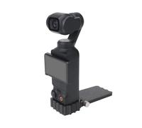 Support d'extension magnétique pour DJI Pocket 3 Bague d'adaptation Fixe Multifonction magnétique Support à Ventouse Base de Bureau Accessoire pour Surface Verticale (Noir)