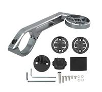 Support d'extension pour chronomètre de vélo, en Alliage d'aluminium, pour Ordinateur de vélo, caméra, chronomètre Bryton Cateye, Couleur Titane, diamètre du Tube : 31,8 mm