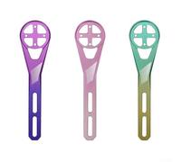 Support d'extension pour ordinateur de vélo construit en alliage d'aluminium pour Garmin et igpsport, offrant un montage réglable à 180 degrés sur un guidon intégré (vert)