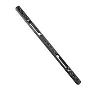 Support d'extension pour rails en aluminium avec plusieurs points de montage de 6,35 mm et 9,5 mm pour caméras fonctionnelles et accessoires de piste d'appareil photo