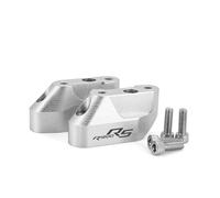 Support D'extension Réhausseur De Guidon pour BMW R1250RS 2019-2021 Et R1200RS 2015-2020, Adaptateur De Rallonge De Guidon Kit Décalage Hauteur(Argent 1)