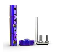 Support D'extension Téléphone Portable Moto Tige Multifonction Scooter Électrique Rétroviseur Siège Projecteur Barre Transversale(Purple)