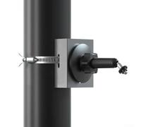 Support d'extérieur réglable pour panneau solaire et caméra pour Eufycam avec pivot à 360° et inclinaison à 90° et plusieurs options de montage