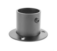 Support d'extrémité de barre de rail en acier inoxydable de 1932 mm pour placard de salle de bain, cuisine, support d'armoire pour bride (19 mm)