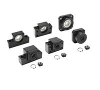 Support d'extrémité de vis à billes, 1 pièce, BK10 BF10 BK12 BF12 BK15 BF15 BK20 BF20 FK10 FF10 FK12 FF12 FK15 FF15 EK10 EK12 SFU1204 SFU1605 SFU2005(Angular Contact,BK12)