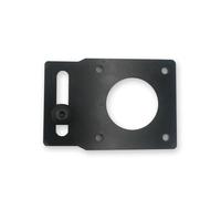 Support d'extrudeuse for moteur pas à Nema 17 42, alimentation par extrusion, pièces d'imprimante 3D en métal noir(Flat Bracket)