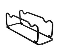 Support D'haltère en Fer Noir pour Exercice, Rack de Rangement | Fournitures de Fitness, Réduit les Risques, Surface Antidérapante, Résistante à L’usure, Usage Sportif