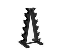 Support d'haltères à 5 niveaux - support de stockage d'haltères - charge max. 100 Kg - acier noir