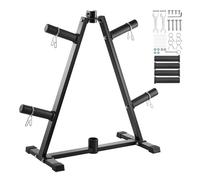 Support d'Haltères avec Capacité de Charge 136 kg-VEVOR-Rack de Rangement pour Disques des Poids de 50,8 mm
