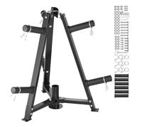 Support d'Haltères Capacité de Charge 136 kg-VEVOR-Rack de Rangement pour Disques des Poids de 50,8 mm