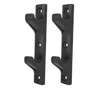 Support d'haltères Mural, Bon Affichage, Réglage Facile, 2 Pièces, Support de Barre de Poids, Support Stable pour la Maison Entraînement en force