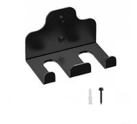 Support d'haltères mural en acier robuste pour haltères et barres, support vertical à suspendre pour équipement de fitness (trois crochets)