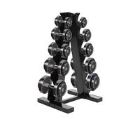Support D'haltères Support Pour Halteres Rangement Poids Musculation Support Barre Musculation Capacité De Charge 100kg,Peut Contenir 5 Paires D'haltères,Rack De Rangement Pour Haltères (Noir)