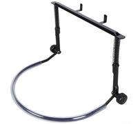 Support d'harmonica professionnel rotatif et pliable - Support de manche en acier inoxydable pour joueurs de blues (noir)