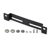 Support D'immatriculation Et Arrière Pour Moto | Kit De Modification Invisible En Acier Inoxydable, Installation Facile Sans Outils | Convient Pour Conversion De Repose-Pieds Et