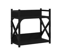 Support d'imprimante - - 2 niveaux - Bois stratifié - Métal - Noir 40x20x40 cm