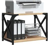 Support D'imprimante À 2 Niveaux 44x26x31,5 Cm, Accessoires pour Imprimantes, Copieurs Et Télécopieurs, Supports pour Imprimante