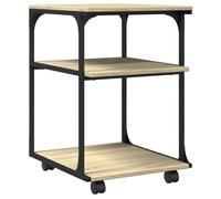 Support d'imprimante à 3 niveaux vidaXL 43x48x64 cm