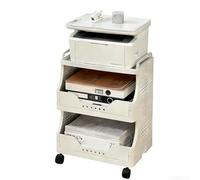 Support d'imprimante avec roulettes verrouillables, chariot d'imprimante pour bureau à domicile, compatible avec télécopieurs et scanners, table d'imprimante mobile