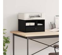 Support d'imprimante avec tiroir Chêne noir 40 x 32 x 24 cm,Imprimantes, photocopieurs, scanners et fax,Accessoires pour imprimantes, copieurs et télécopieurs,Supports pour imprimante-886030