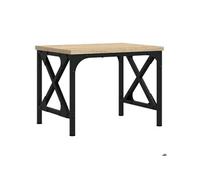 Support d'imprimante - vidaXL - Chêne Sonoma - Bois reconstitué - 40x30x31 cm - Métal