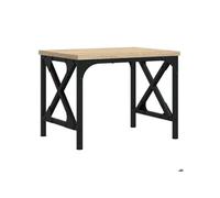 Support d'imprimante - - Chêne Sonoma - Bois reconstitué - 40x30x31 cm - Métal