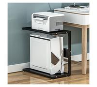 Support d'imprimante Copieur organisateur étagère Simple imprimante étagère multicouche ordinateur hôte CPU support Table sous l'étagère maison stockage Rack Étagère pour imprimante(E,H 55cm)