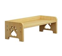 Support d'imprimante de bureau, support de bureau réglable en bois pour fournitures de bureau, parfait pour imprimantes, télécopieurs et scanners, design peu encombrant pour une organisation efficace