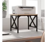 vidaXL Support d'imprimante chêne Sonoma 40x30x31 cm Bois d'ingénierie