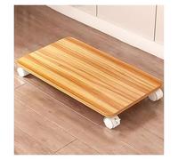 Support d'imprimante mobile avec roues verrouillables à 1 niveau sous le bureau - Gain de place - Pour la maison et le bureau - Étagère d'imprimante compacte (Blanc F-40 x 45)