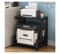 Support d'imprimante mobile avec roulettes - Chariot utilitaire et armoire à fichiers pour imprimantes, scanners, télécopieurs et fournitures de bureau - Solutions de rangement polyvalentes de bureau