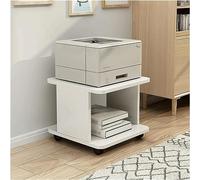 Support d'imprimante mobile en bois pour la maison, le bureau, étagère d'imprimante roulante, support pour photocopieur et télécopieur, design peu encombrant