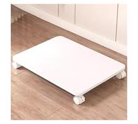 Support d'imprimante mobile portable avec roues verrouillables, support d'imprimante compact sous le bureau pour petits espaces, chariot de machine beige (F-40