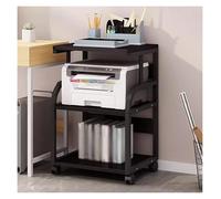 Support d'imprimante multifonction pour bureau à domicile, table d'appoint pour imprimante industrielle, bureau polyvalent avec rangement d'imprimante, rehausseur de moniteur peu encombrant