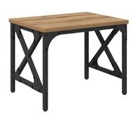 vidaXL Support d'imprimante réglable Chêne artisanal 40 x 30 x 31 cm
